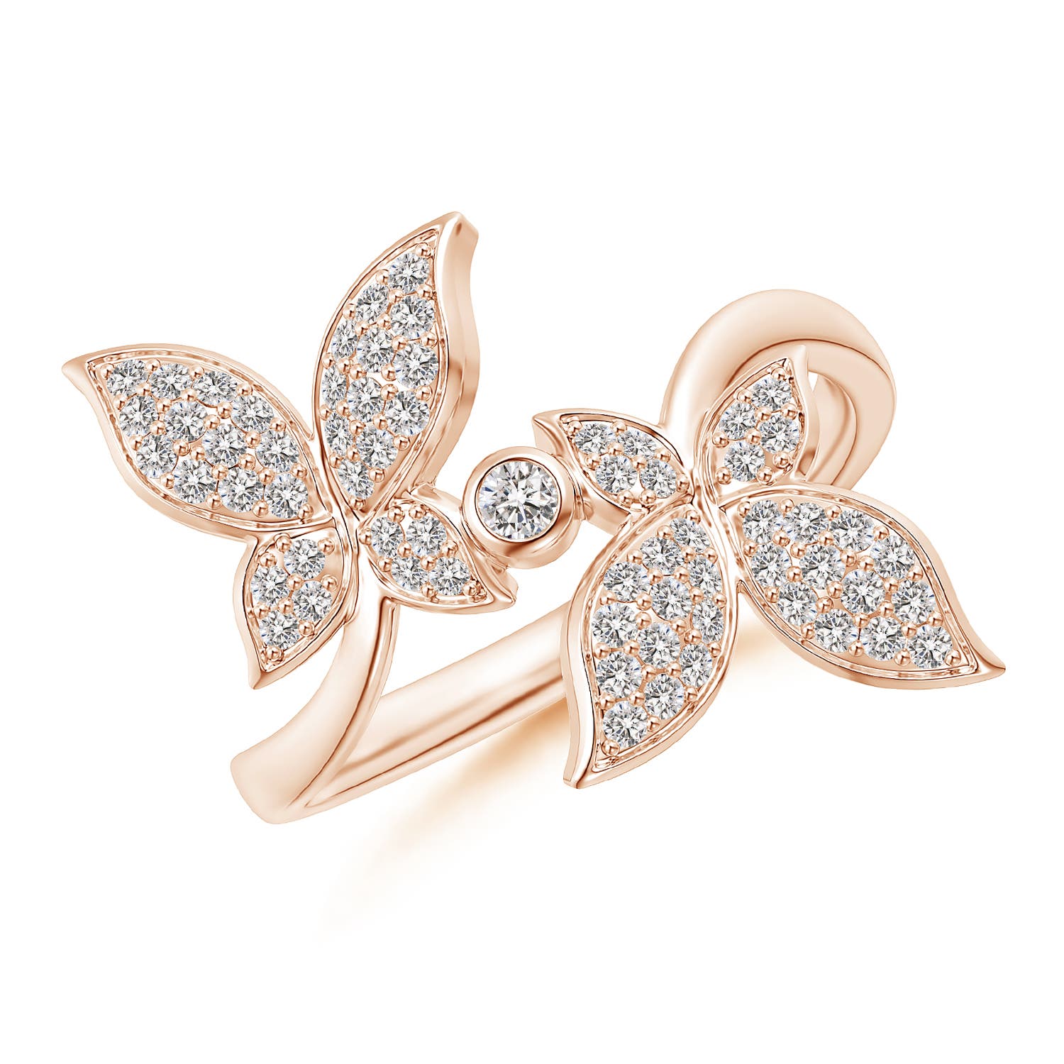 I-J, I1-I2 / 0.4 CT / 14 KT Rose Gold