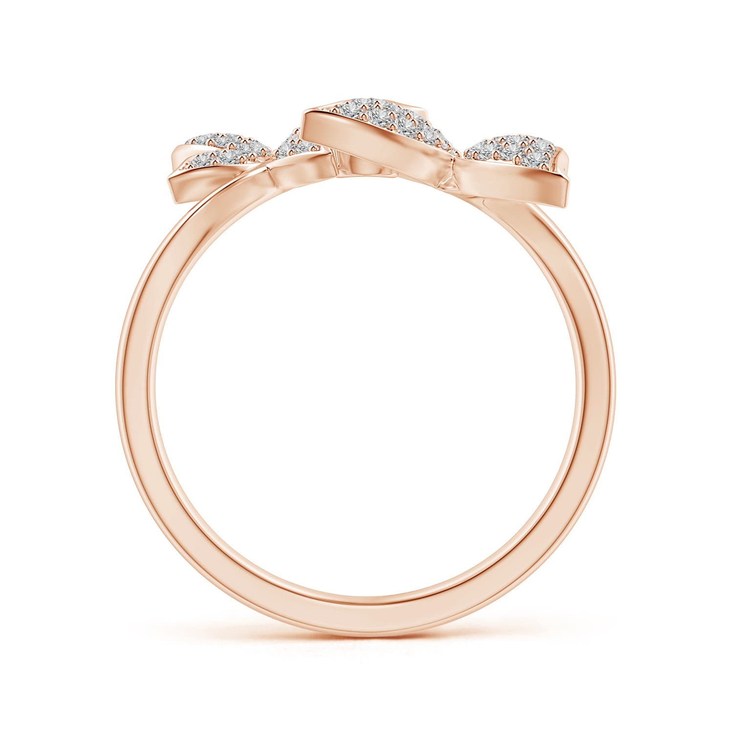 I-J, I1-I2 / 0.4 CT / 14 KT Rose Gold