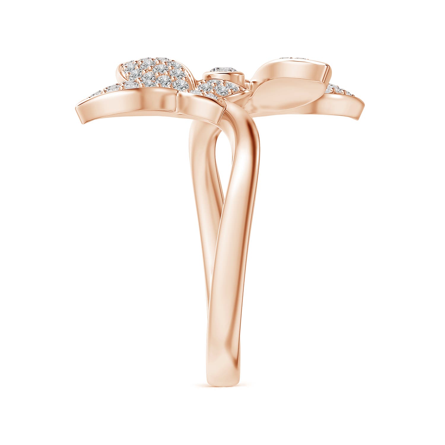 I-J, I1-I2 / 0.4 CT / 14 KT Rose Gold