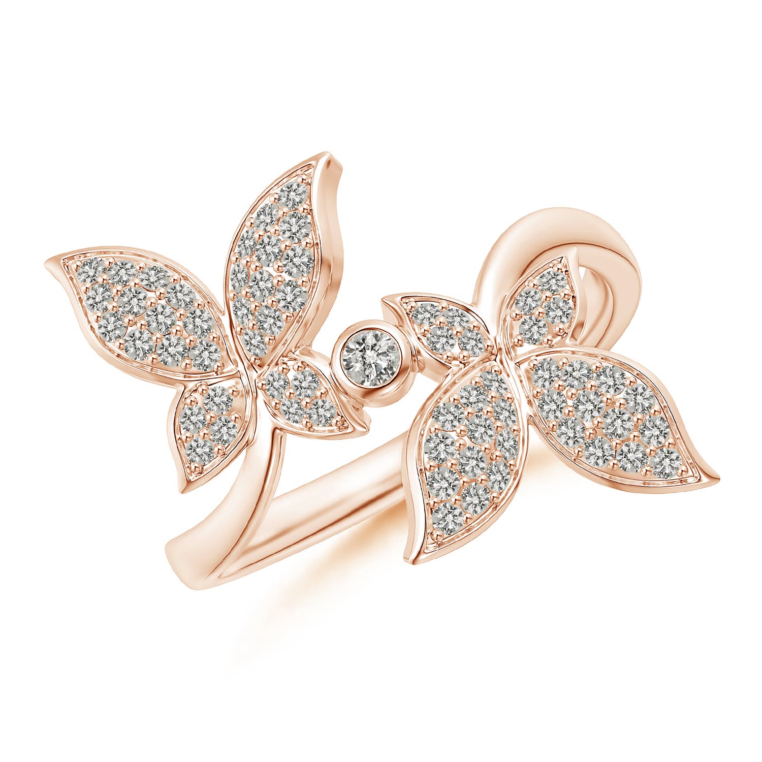 K, I3 / 0.4 CT / 14 KT Rose Gold