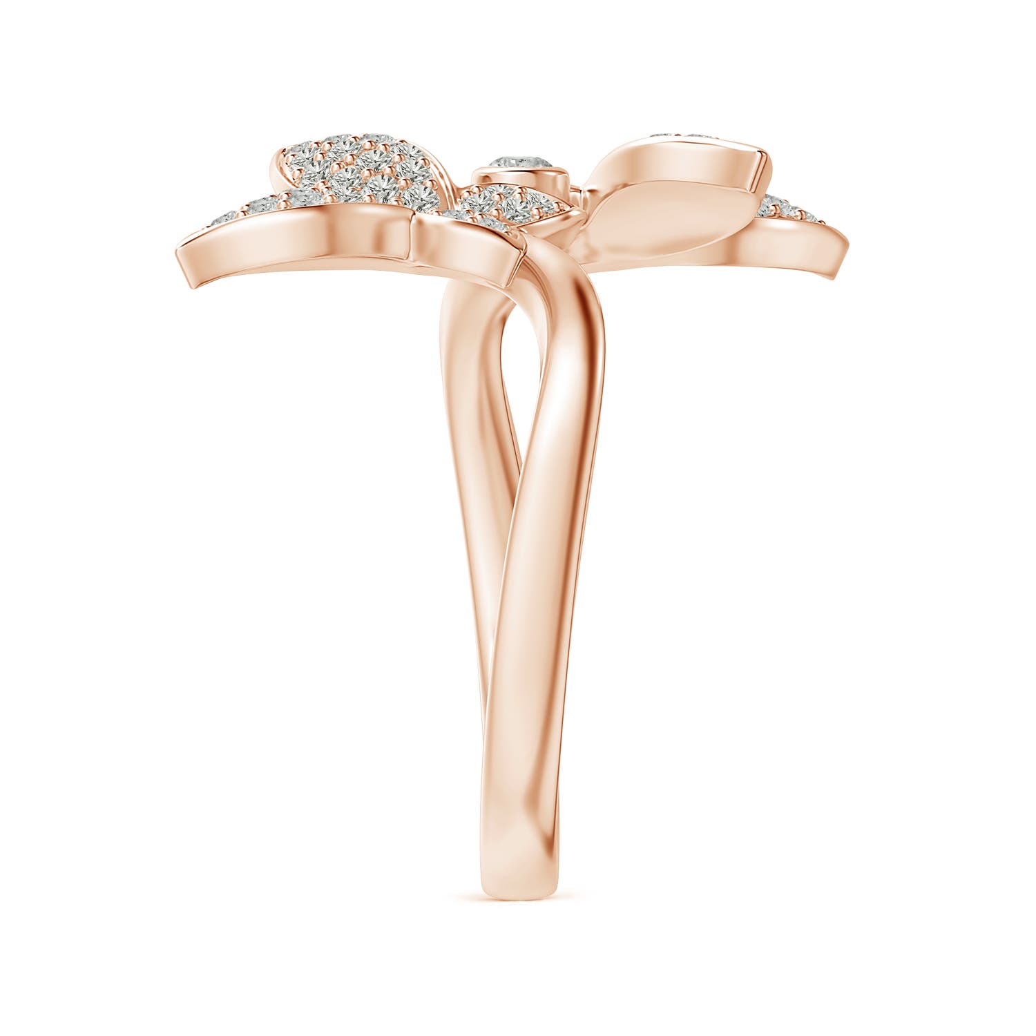 K, I3 / 0.4 CT / 14 KT Rose Gold