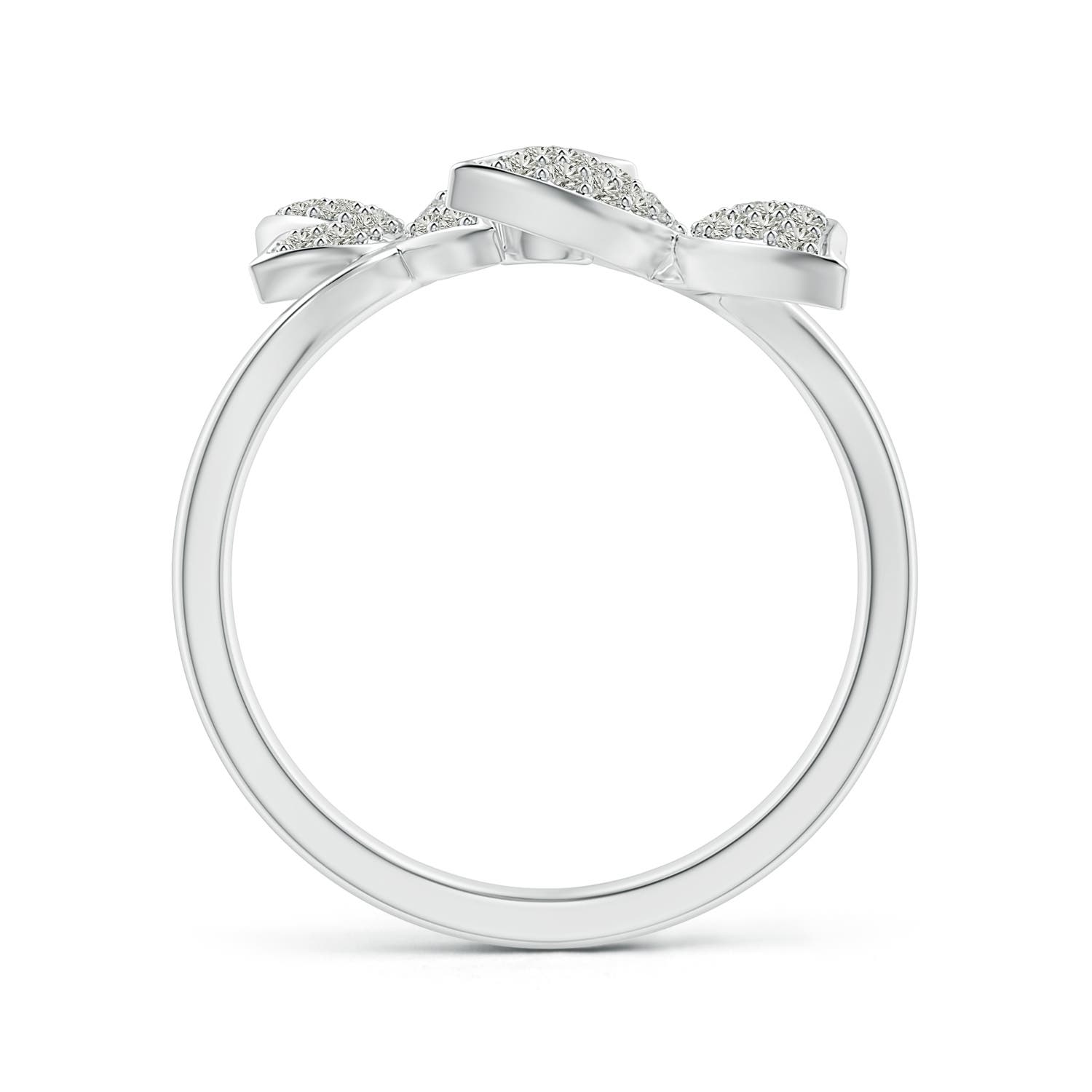 K, I3 / 0.4 CT / 14 KT White Gold