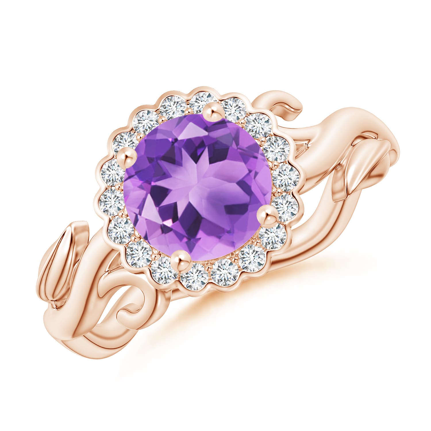 A - Amethyst / 1.33 CT / 14 KT Rose Gold