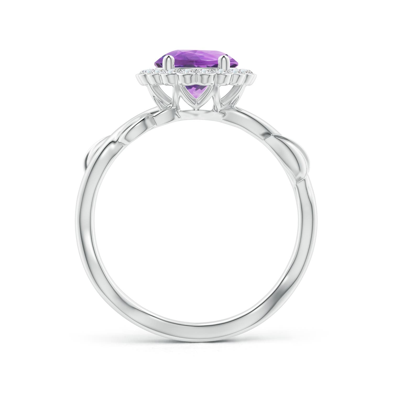 A - Amethyst / 1.33 CT / 14 KT White Gold