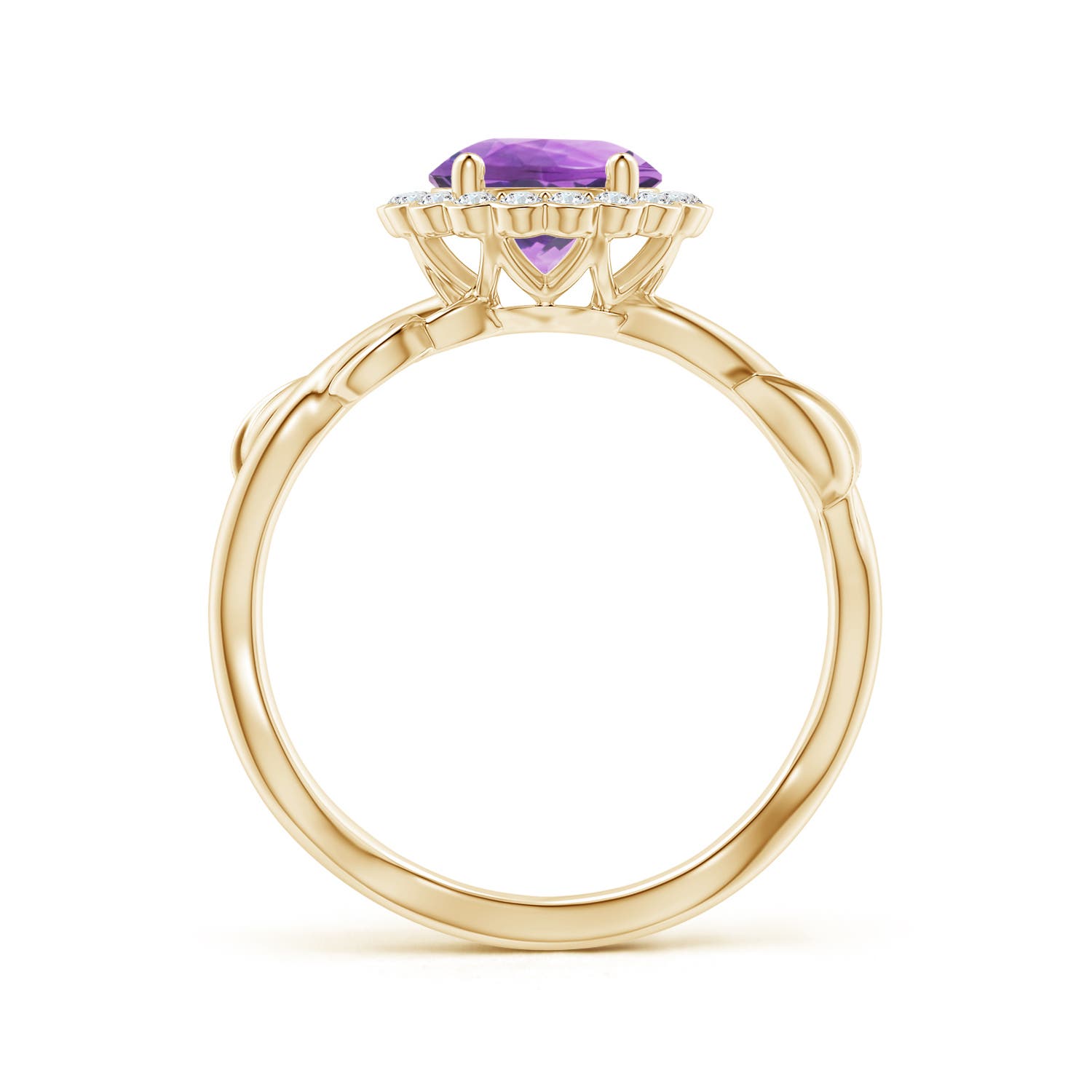 A - Amethyst / 1.33 CT / 14 KT Yellow Gold