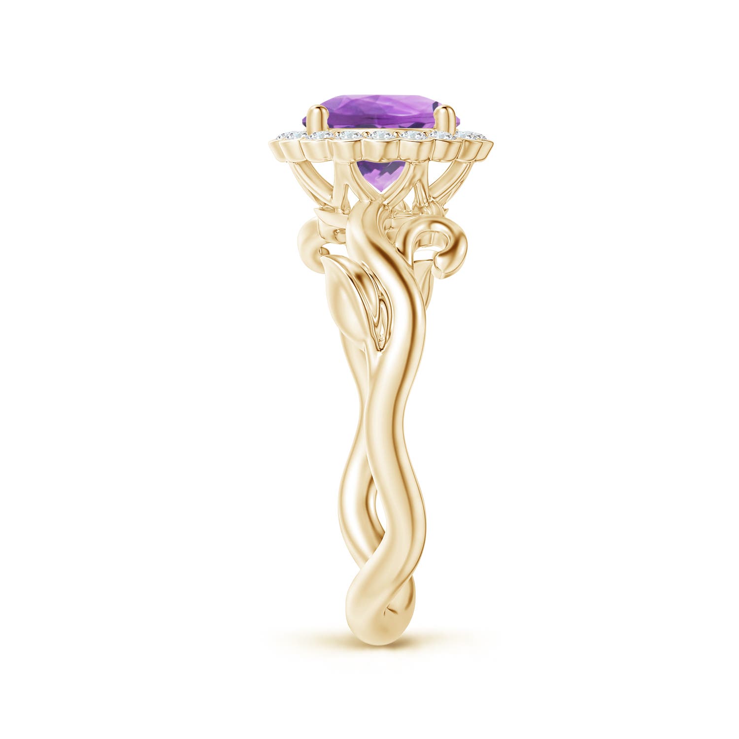 A - Amethyst / 1.33 CT / 14 KT Yellow Gold