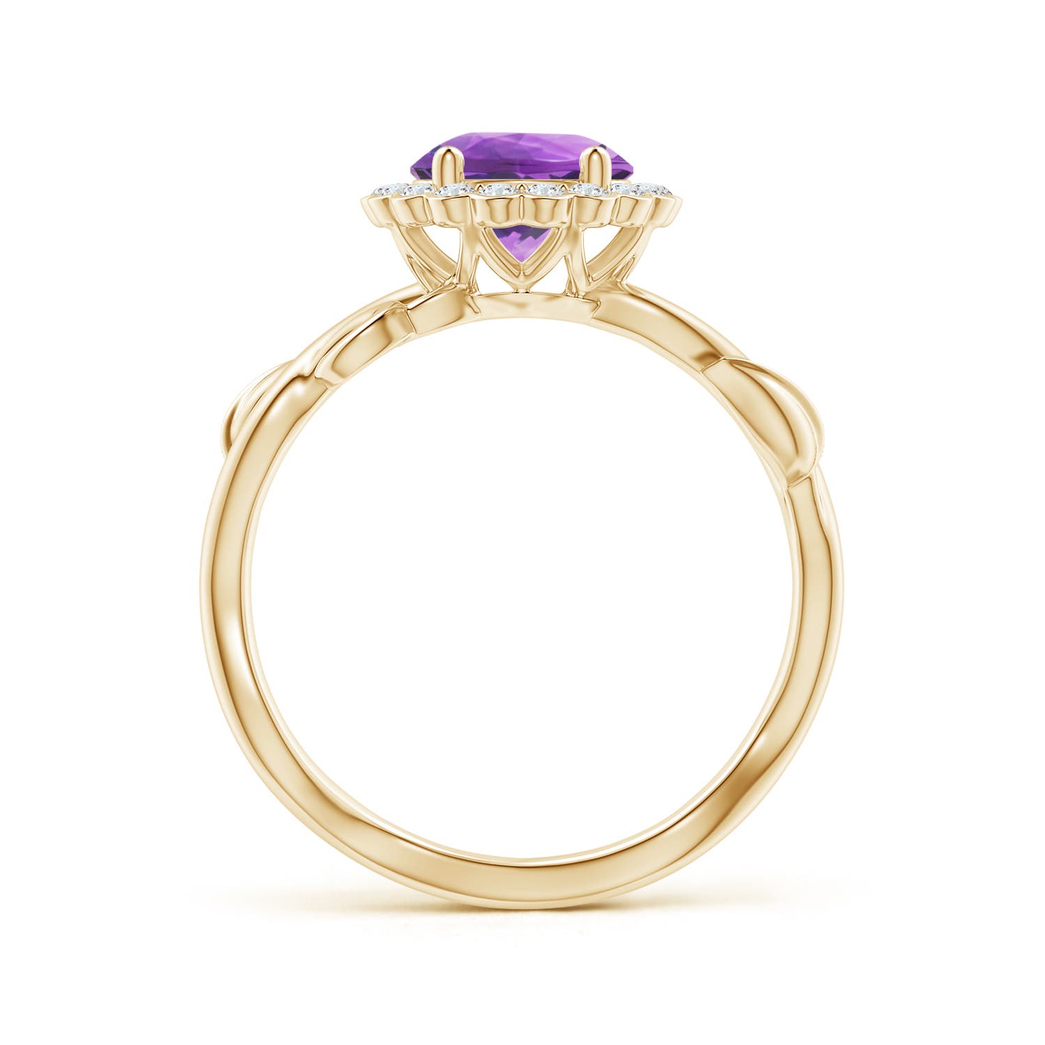 AA - Amethyst / 1.33 CT / 14 KT Yellow Gold