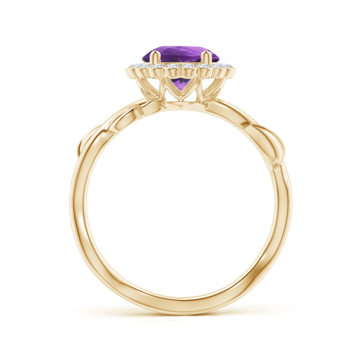 AAA - Amethyst / 1.33 CT / 14 KT Yellow Gold