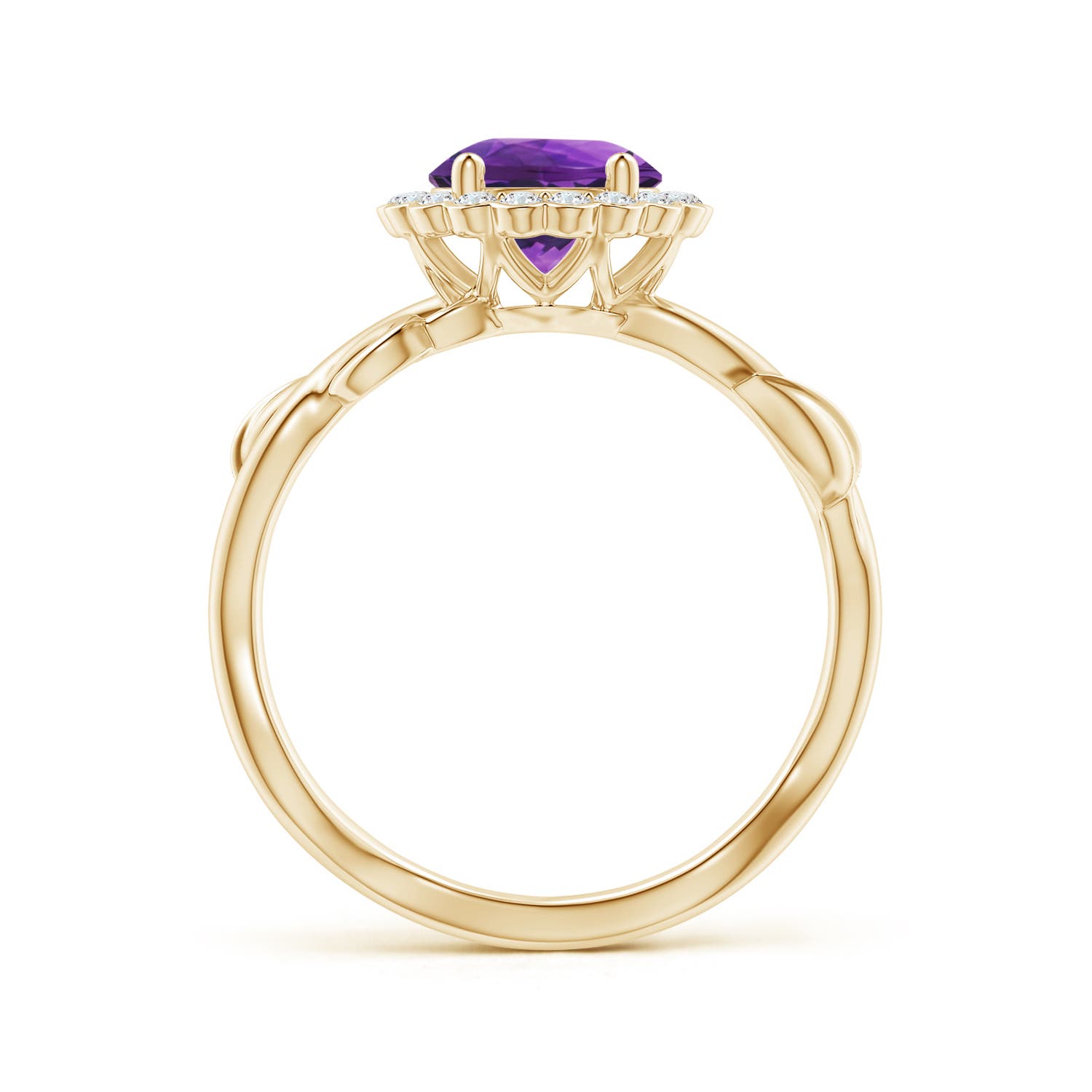 AAAA - Amethyst / 1.33 CT / 14 KT Yellow Gold