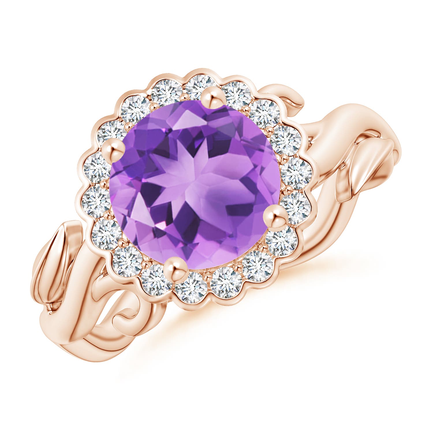 A - Amethyst / 1.95 CT / 14 KT Rose Gold