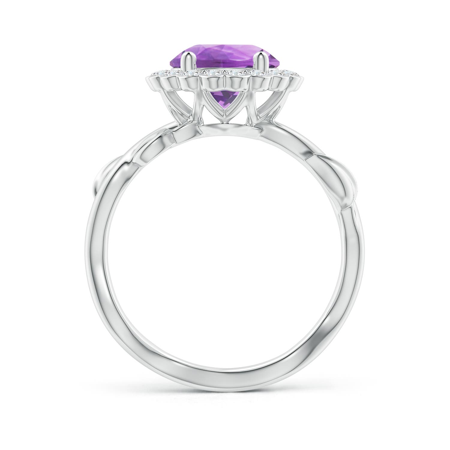 A - Amethyst / 1.95 CT / 14 KT White Gold