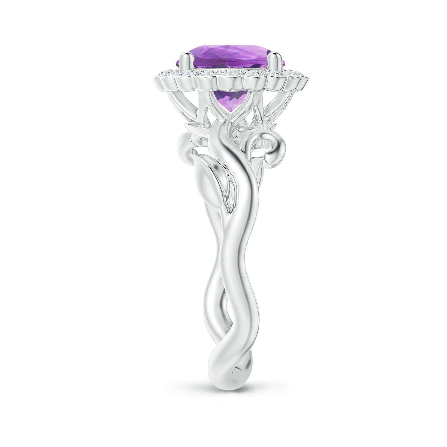 A - Amethyst / 1.95 CT / 14 KT White Gold