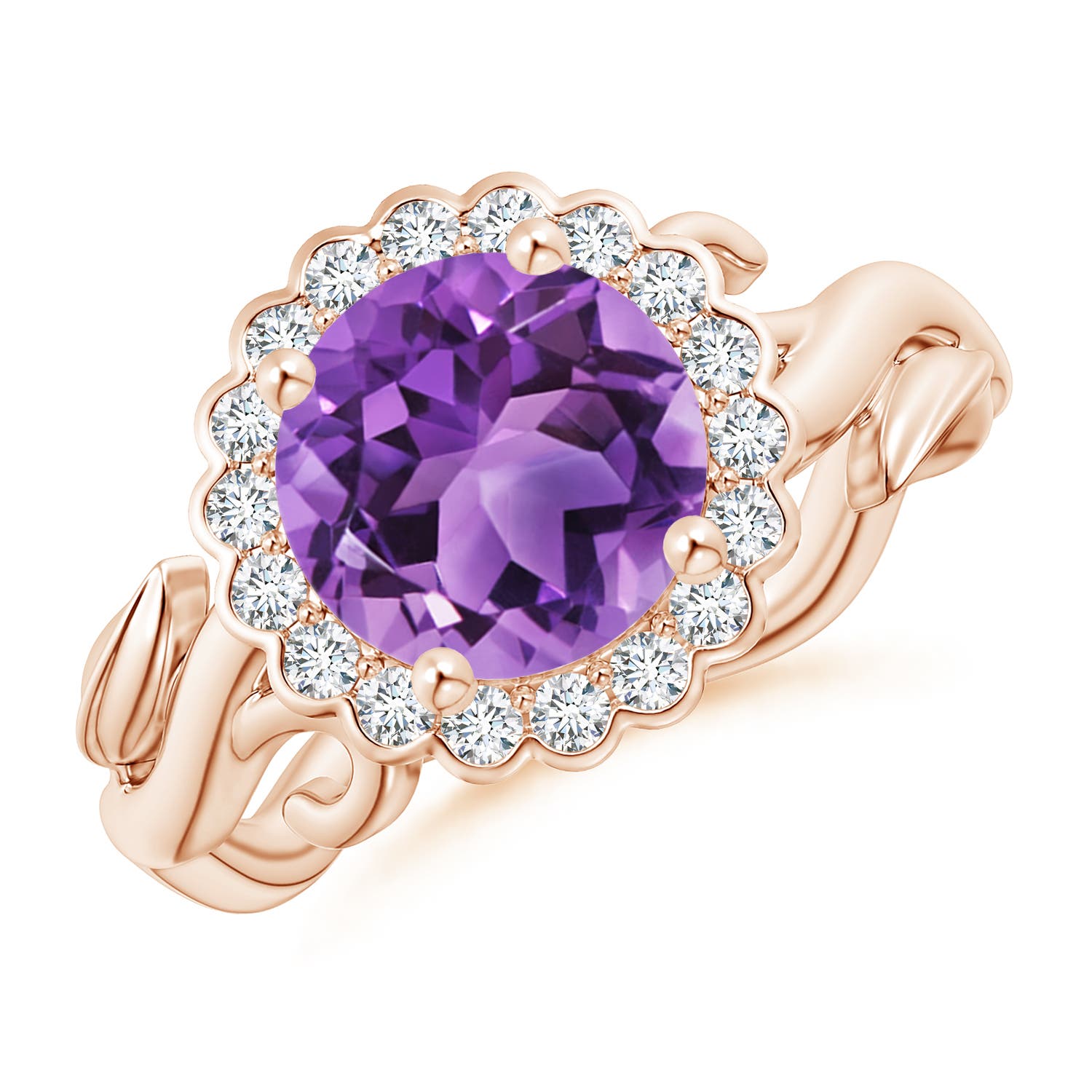 AA - Amethyst / 1.95 CT / 14 KT Rose Gold
