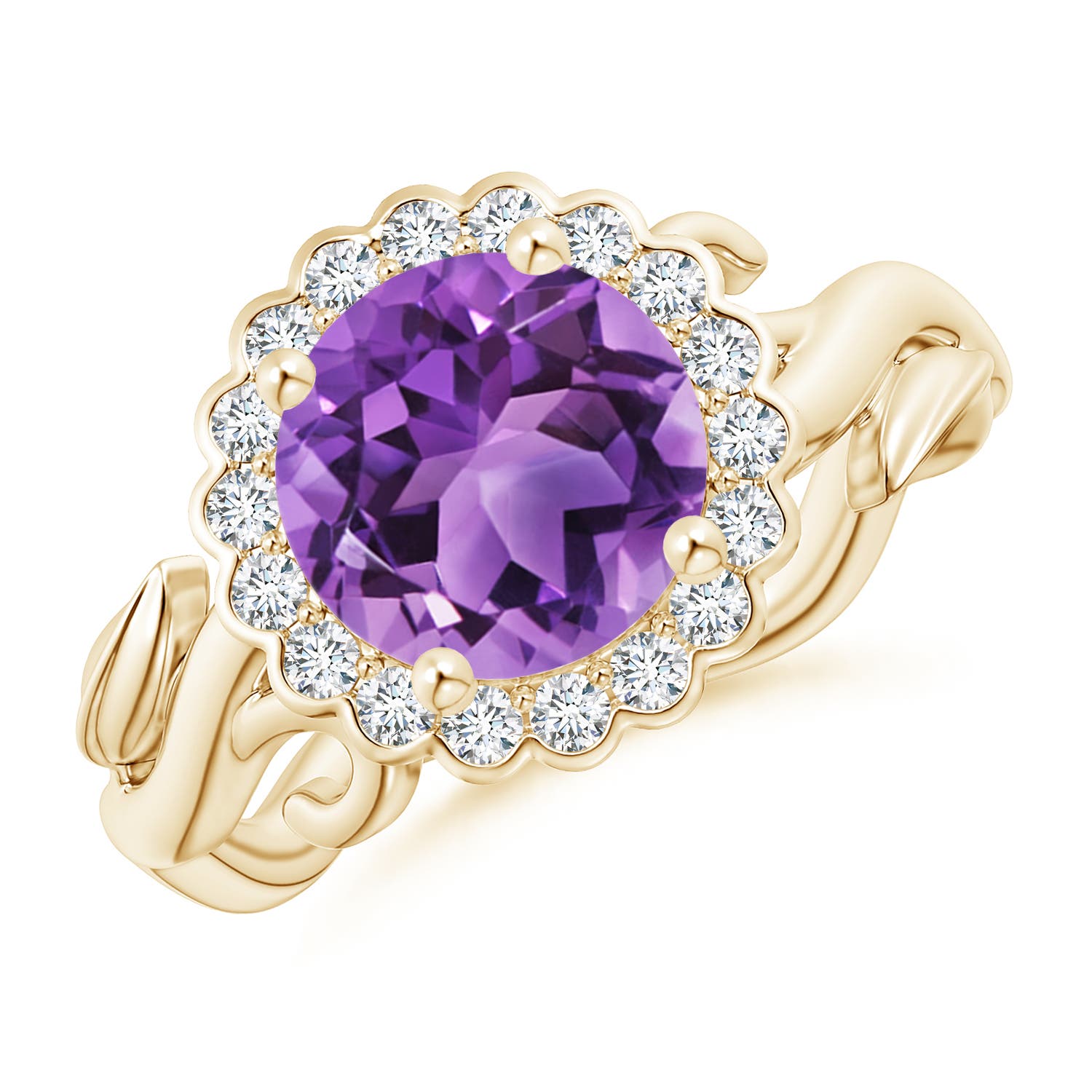 AA - Amethyst / 1.95 CT / 14 KT Yellow Gold