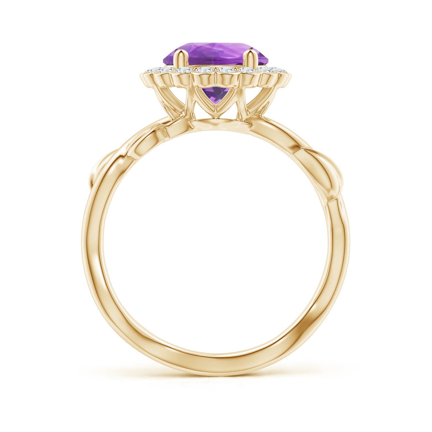 AA - Amethyst / 1.95 CT / 14 KT Yellow Gold