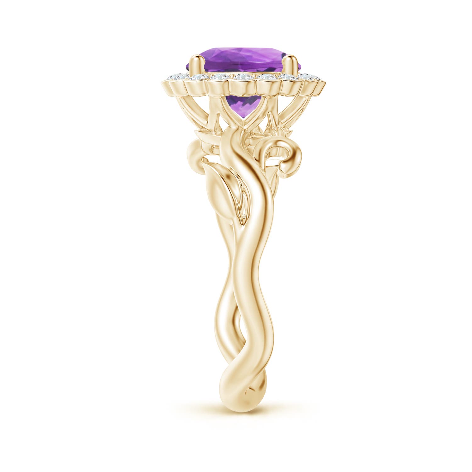 AA - Amethyst / 1.95 CT / 14 KT Yellow Gold