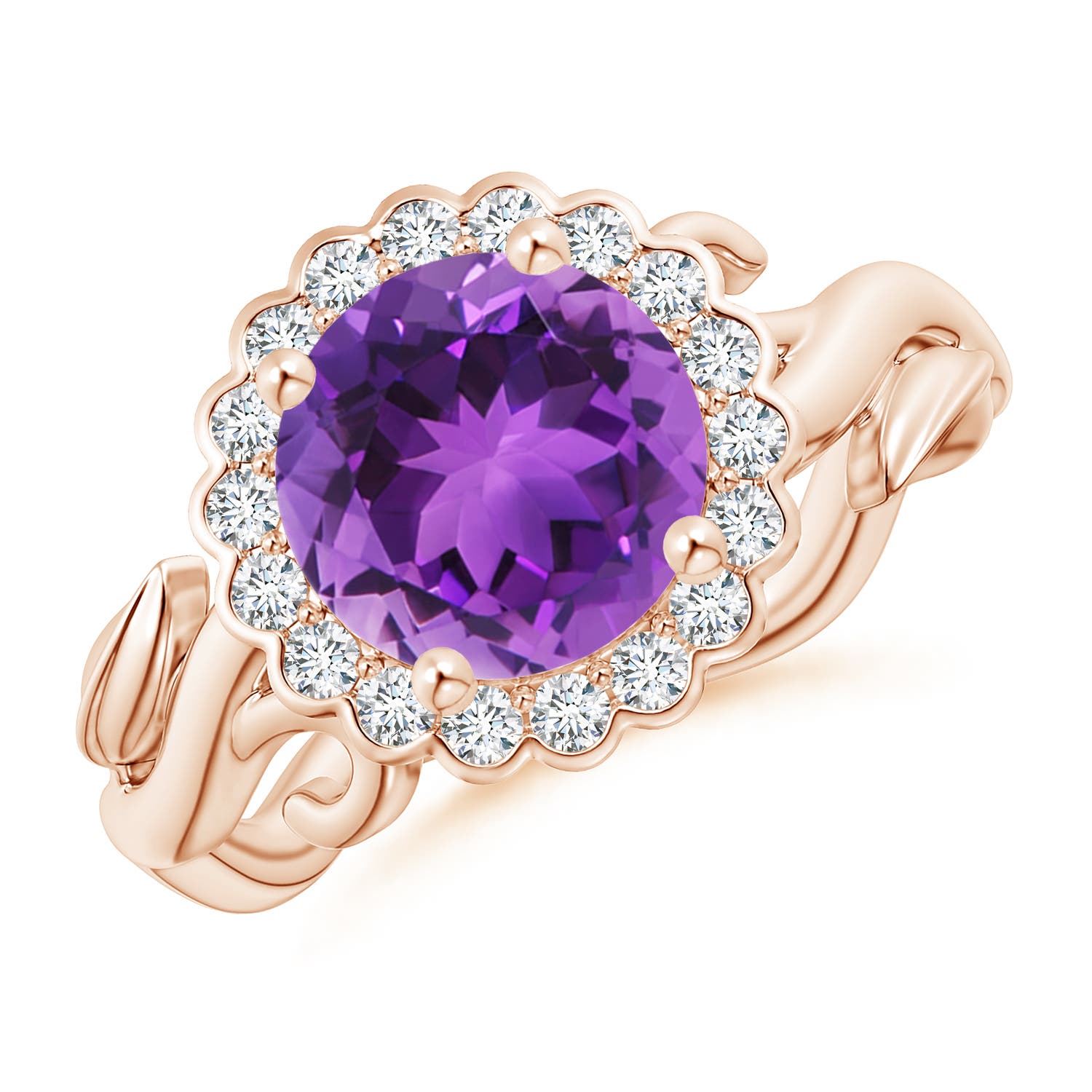 AAA - Amethyst / 1.95 CT / 14 KT Rose Gold