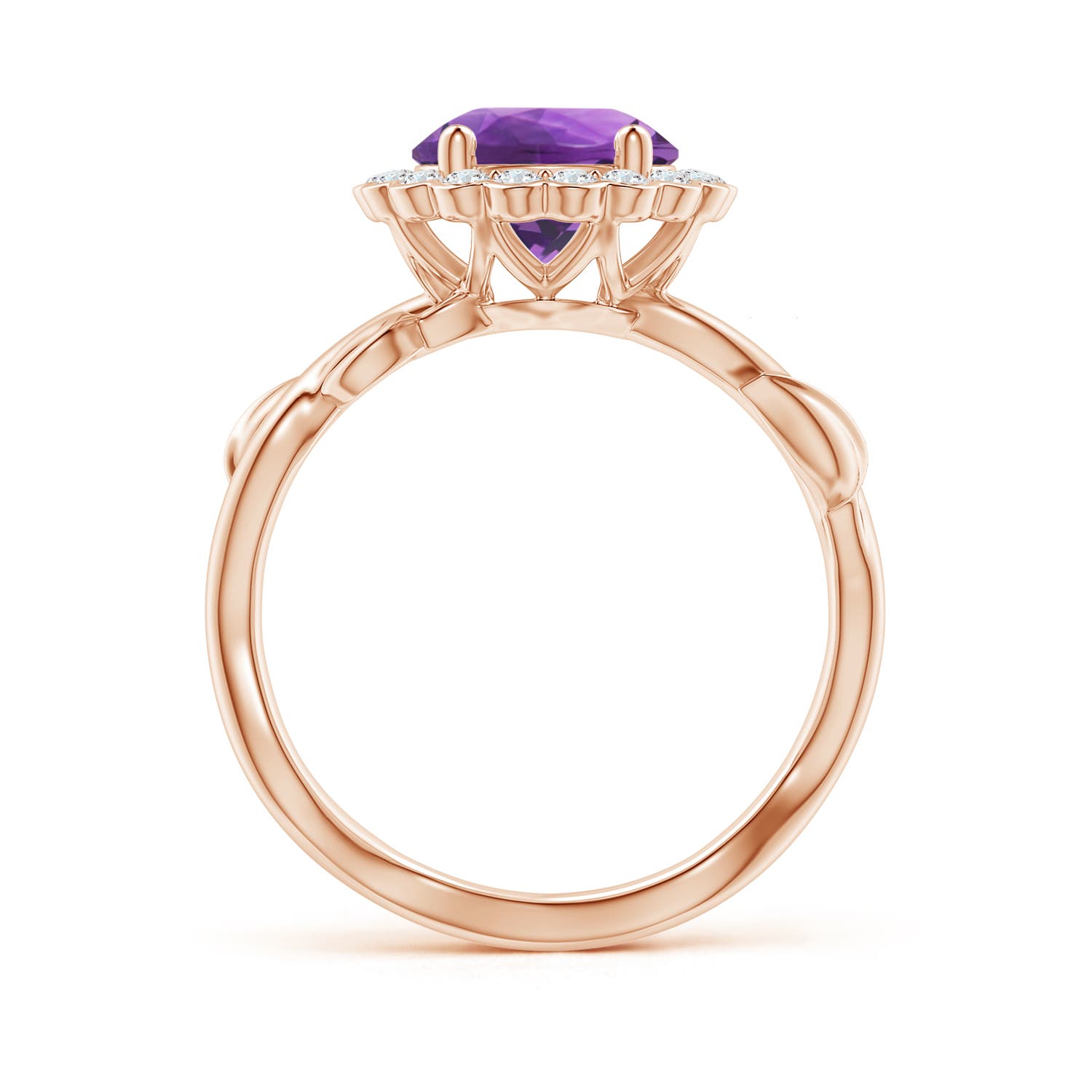 AAA - Amethyst / 1.95 CT / 14 KT Rose Gold