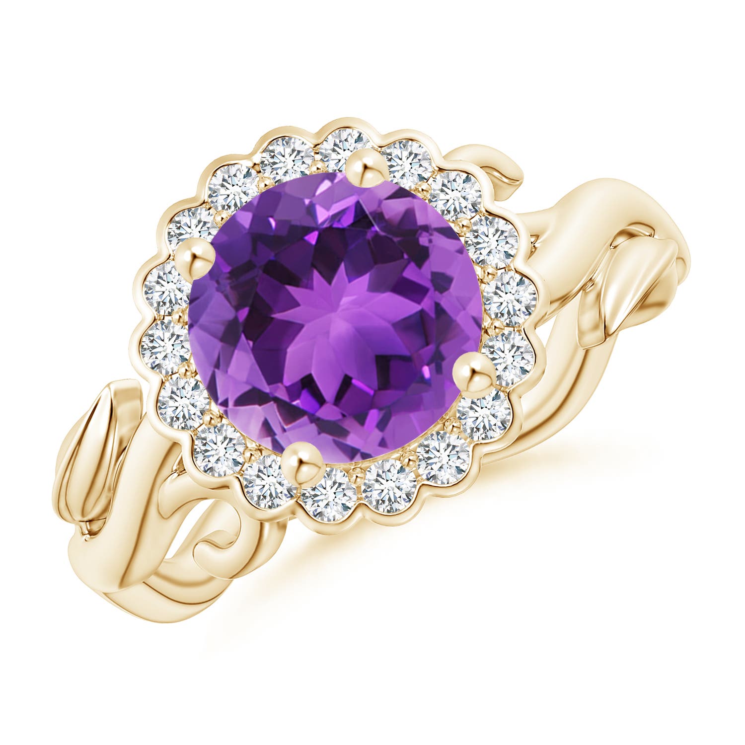 AAA - Amethyst / 1.95 CT / 14 KT Yellow Gold