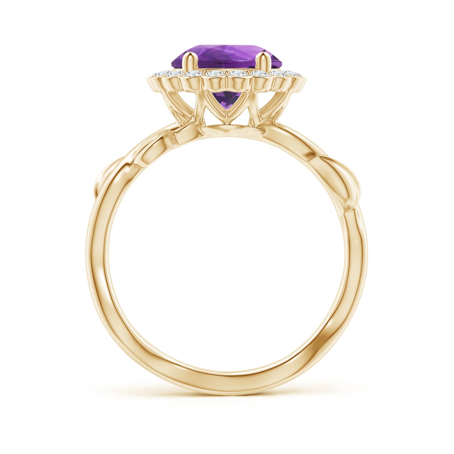 AAA - Amethyst / 1.95 CT / 14 KT Yellow Gold