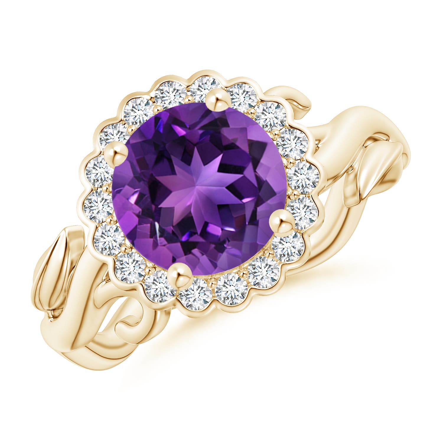 AAAA - Amethyst / 1.95 CT / 14 KT Yellow Gold