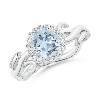 Round A Aquamarine