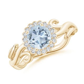 Round A Aquamarine