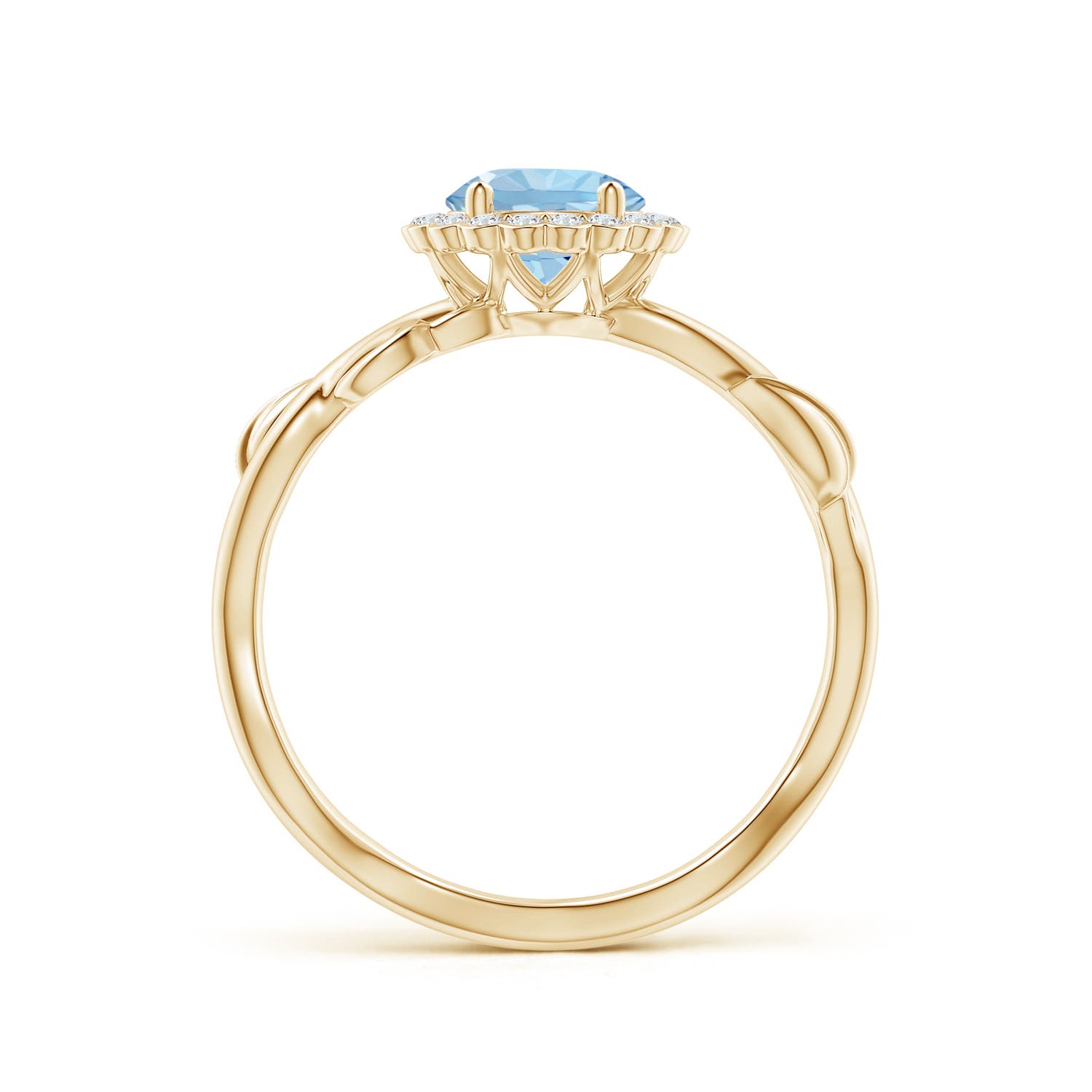 AAA - Aquamarine / 0.83 CT / 14 KT Yellow Gold