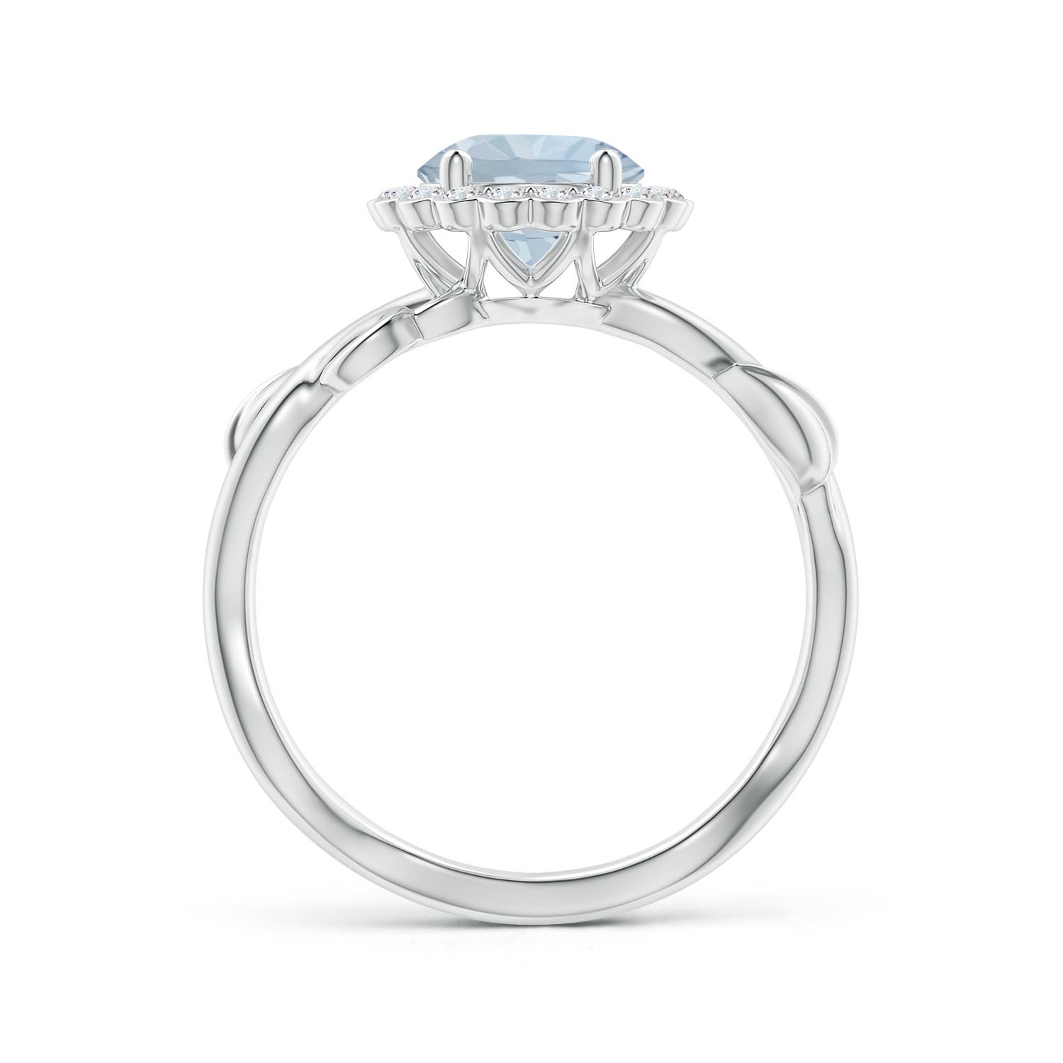 A - Aquamarine / 1.3 CT / 14 KT White Gold