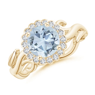Round A Aquamarine