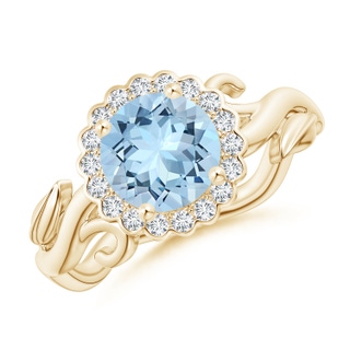 Round AAA Aquamarine