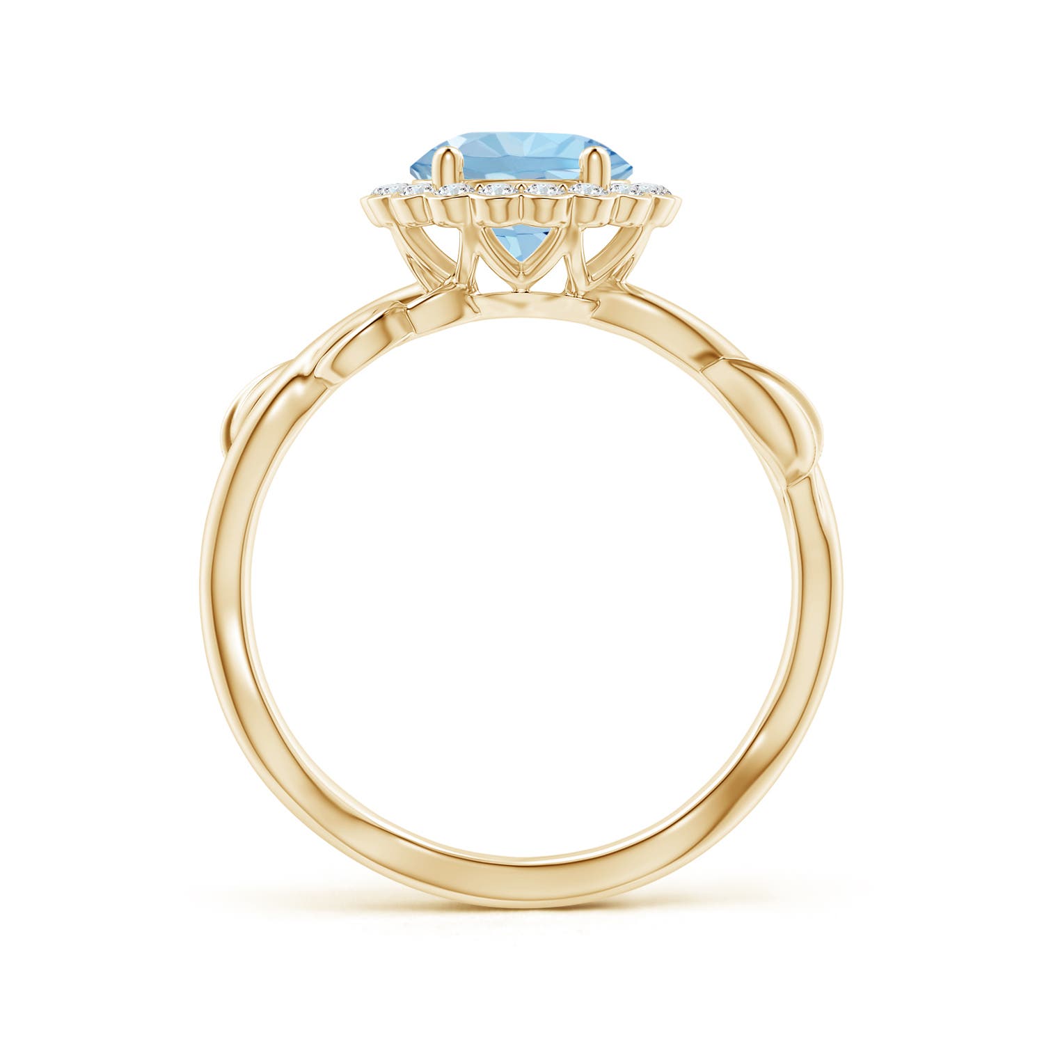 AAA - Aquamarine / 1.3 CT / 14 KT Yellow Gold