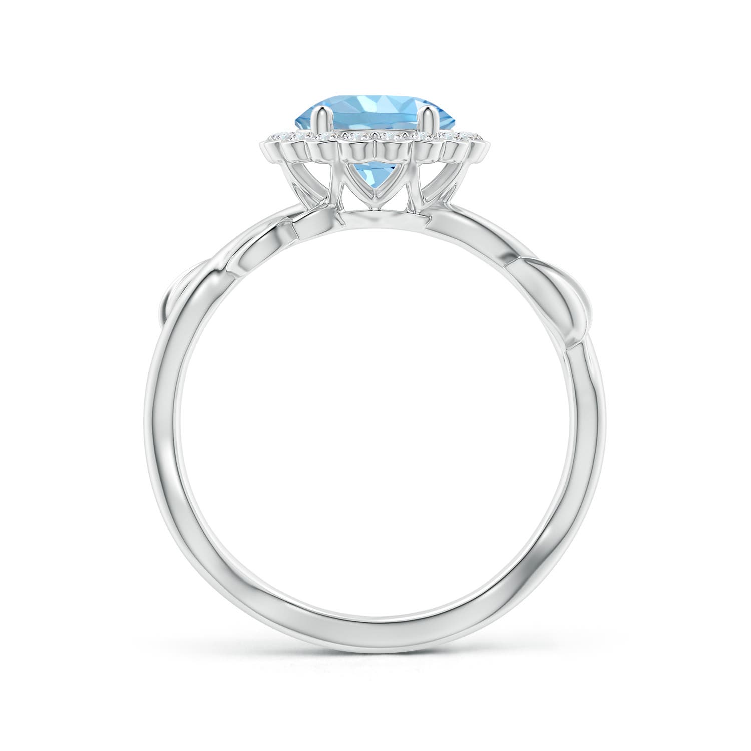 AAAA - Aquamarine / 1.3 CT / 14 KT White Gold