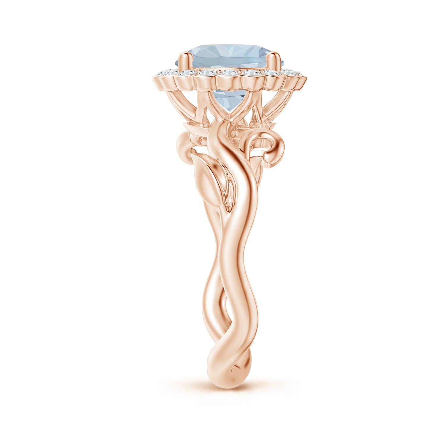 A - Aquamarine / 1.85 CT / 14 KT Rose Gold