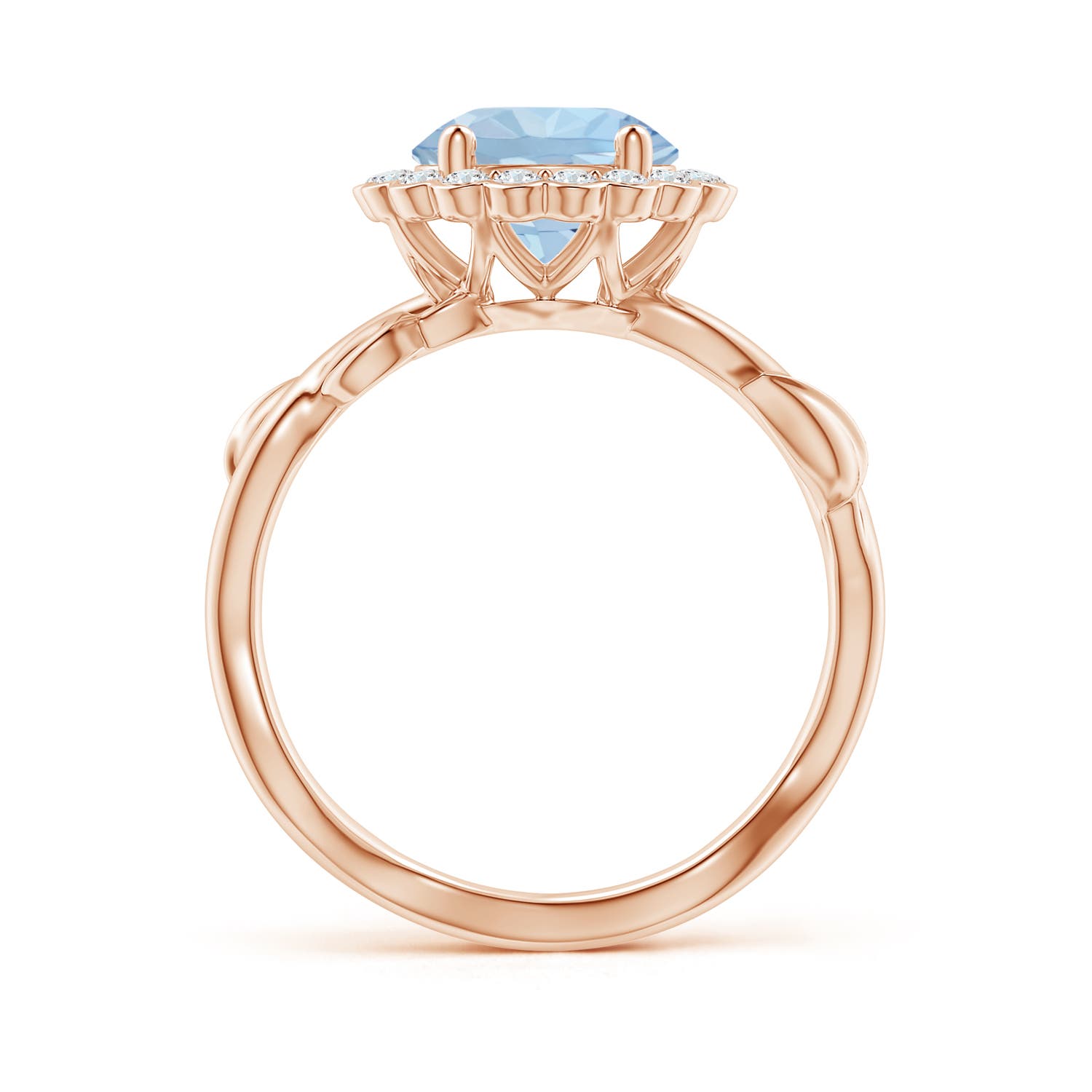 AA - Aquamarine / 1.85 CT / 14 KT Rose Gold