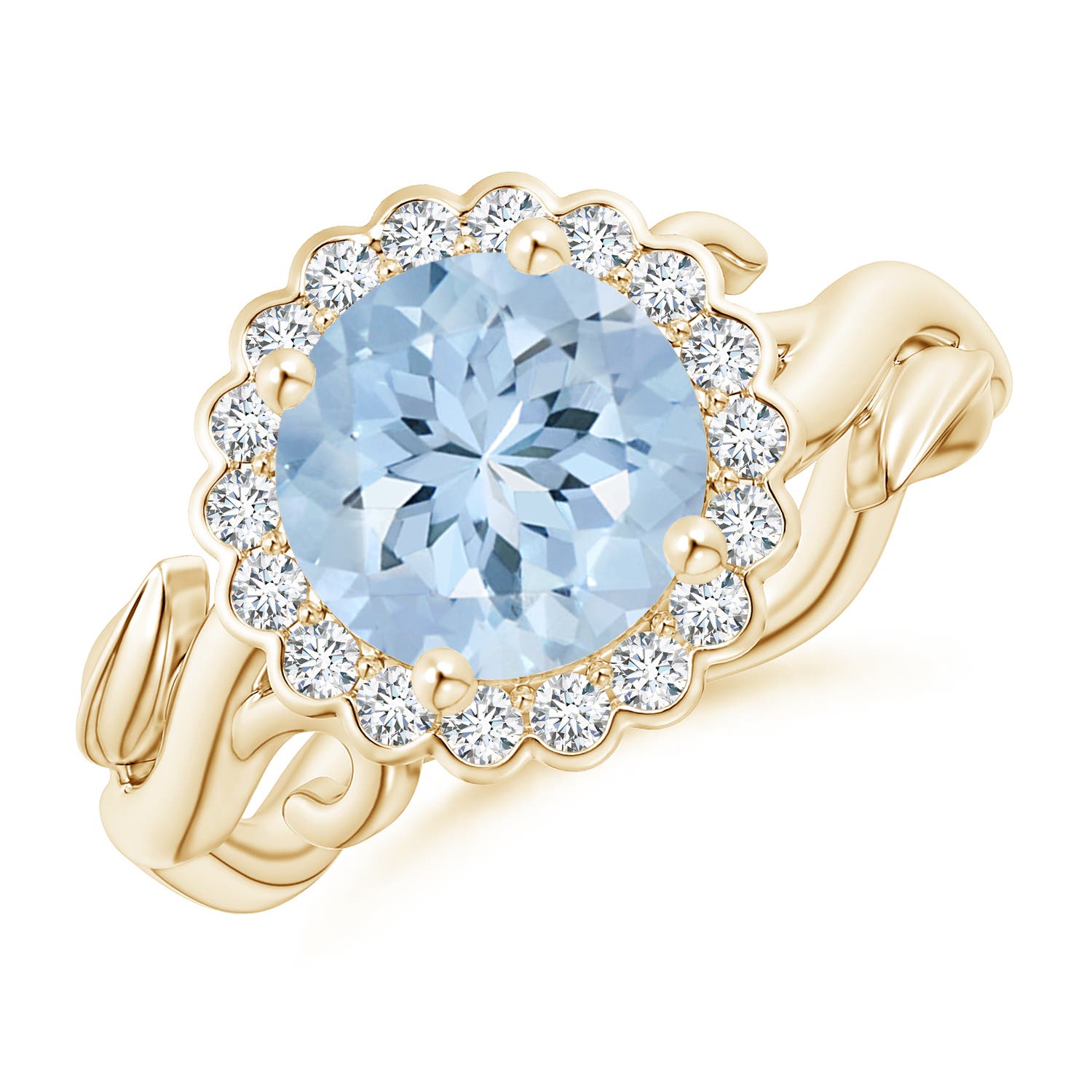 AA - Aquamarine / 1.85 CT / 14 KT Yellow Gold