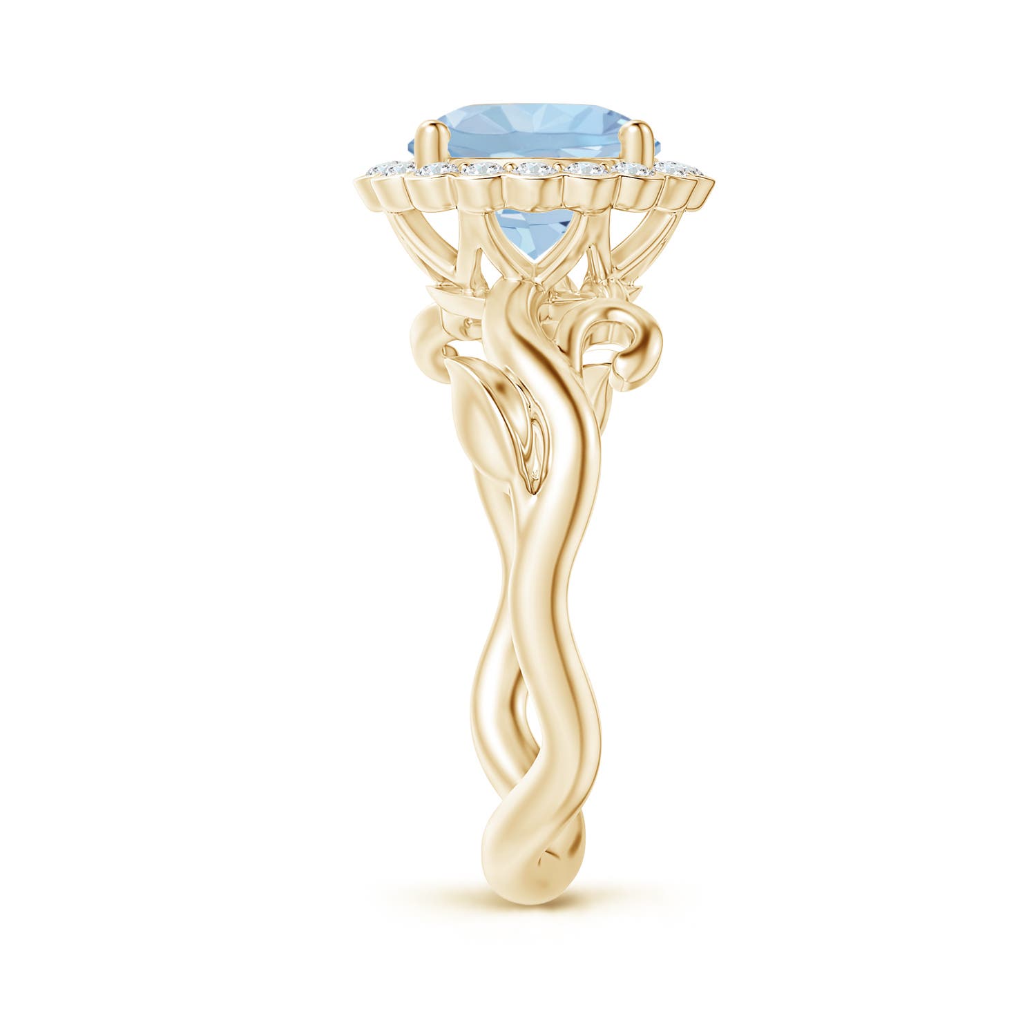 AA - Aquamarine / 1.85 CT / 14 KT Yellow Gold