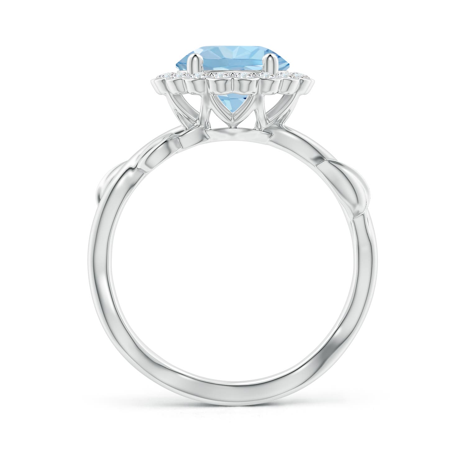 AAA - Aquamarine / 1.85 CT / 14 KT White Gold