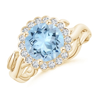 Round AAA Aquamarine