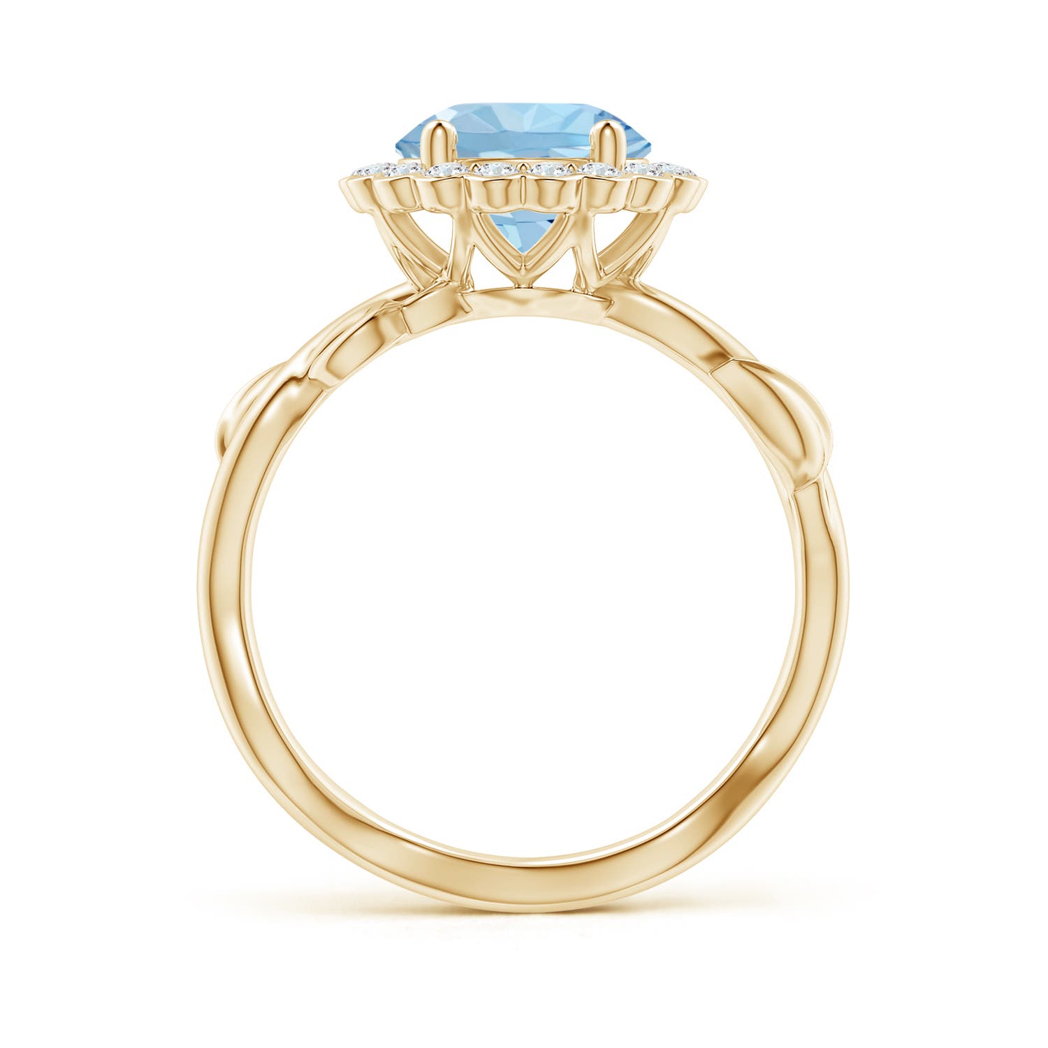 AAA - Aquamarine / 1.85 CT / 14 KT Yellow Gold