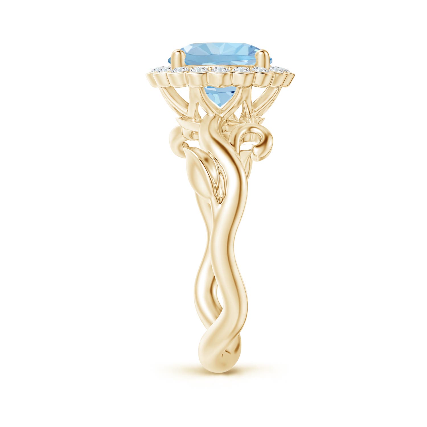 AAA - Aquamarine / 1.85 CT / 14 KT Yellow Gold