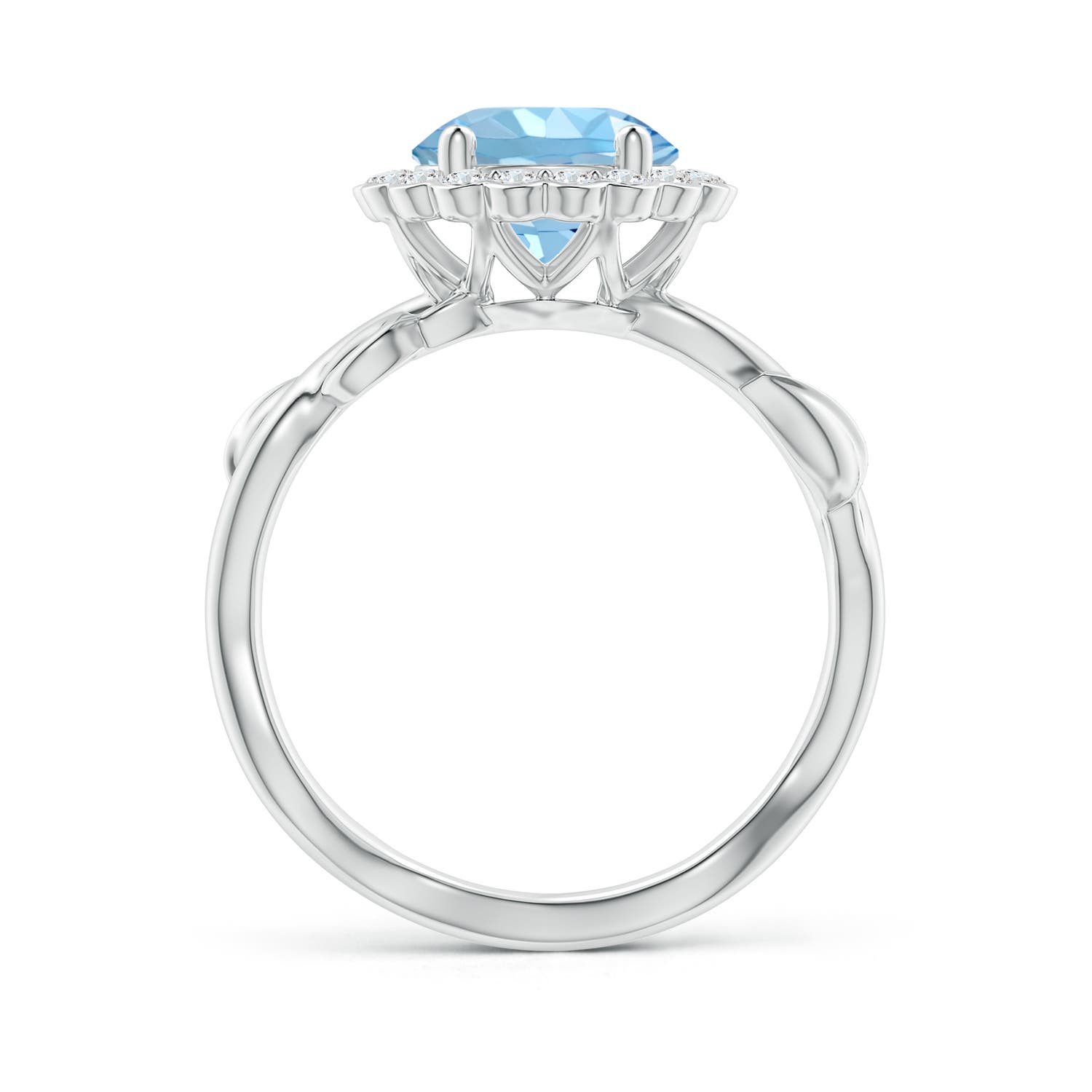 AAAA - Aquamarine / 1.85 CT / 14 KT White Gold