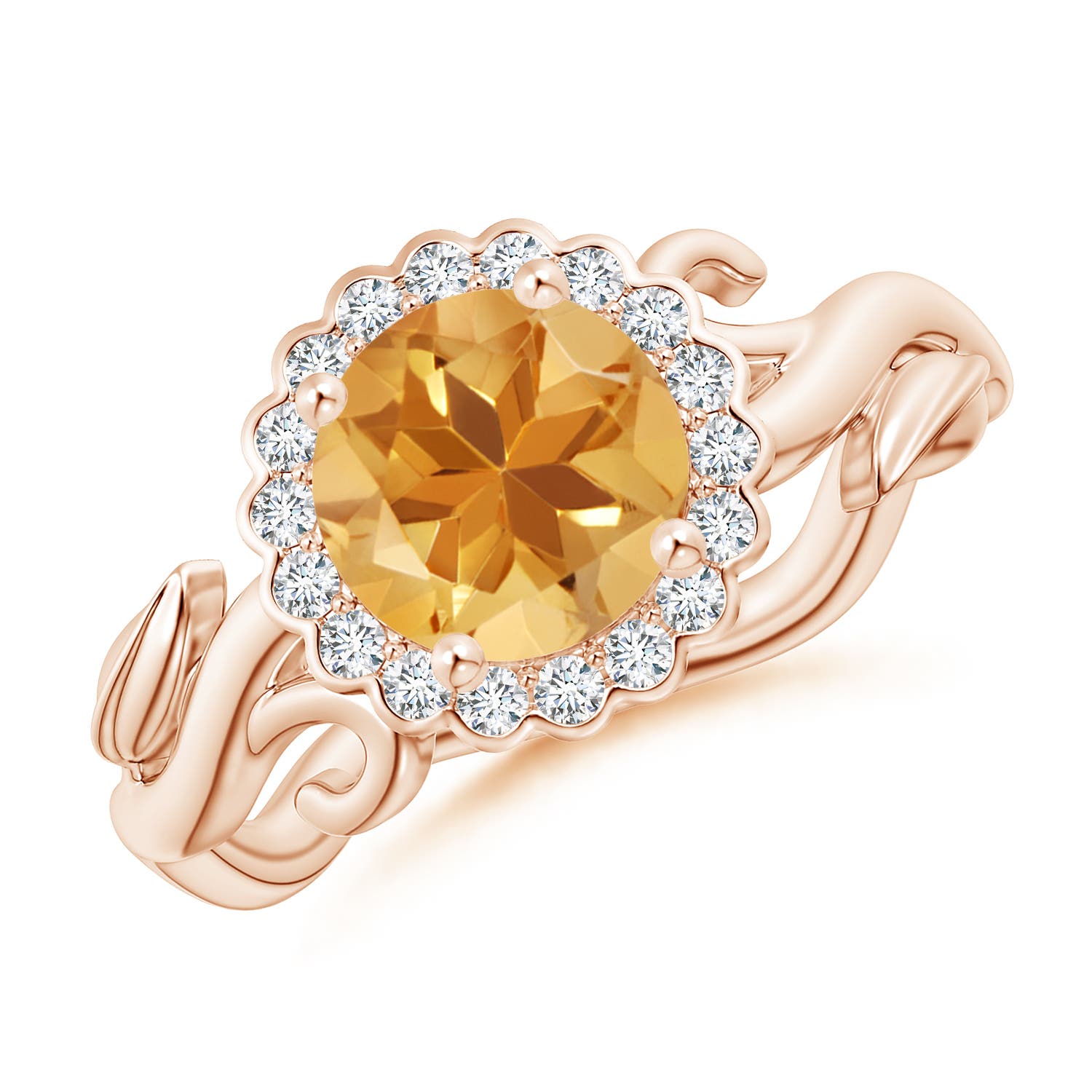 A - Citrine / 1.43 CT / 14 KT Rose Gold