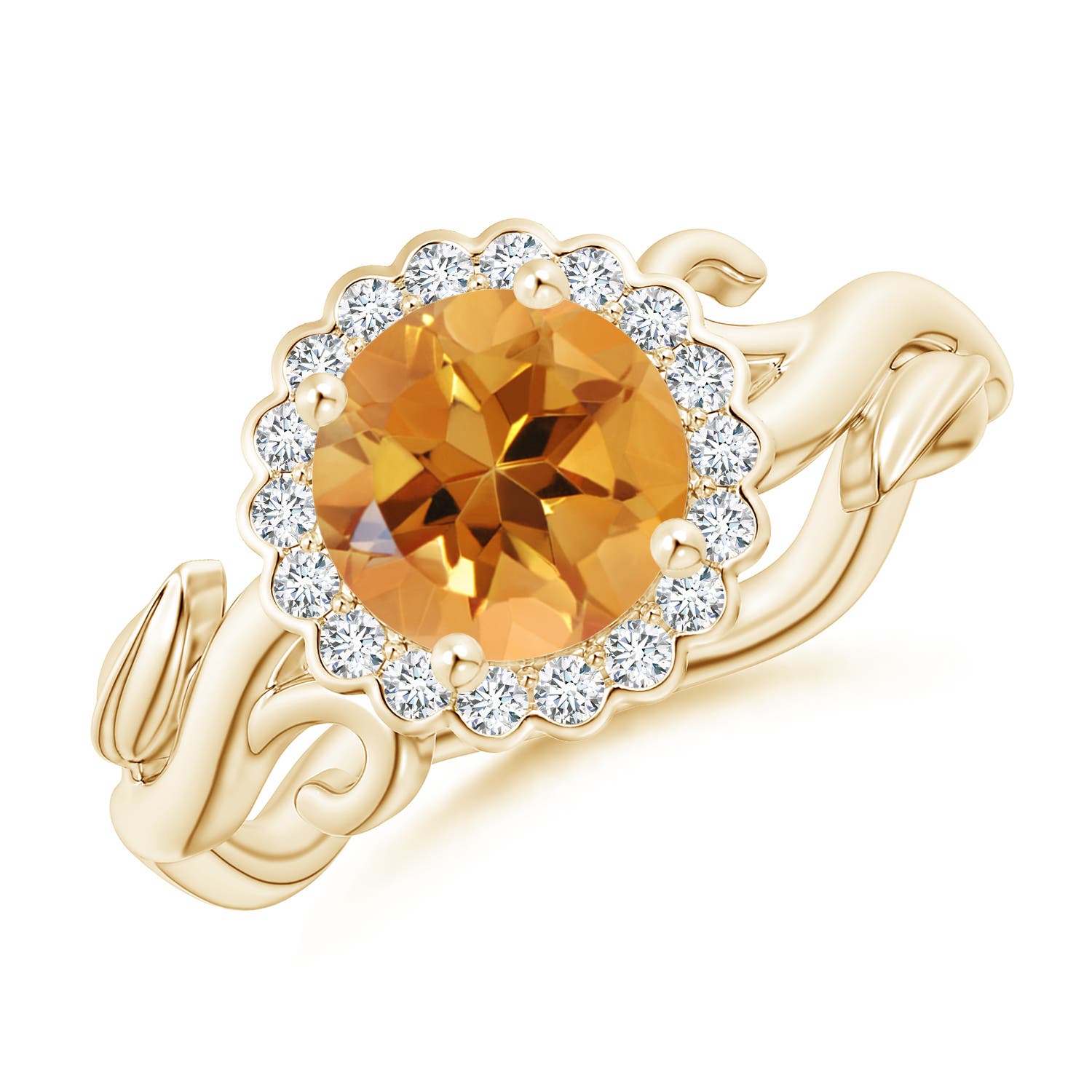 AA - Citrine / 1.43 CT / 14 KT Yellow Gold