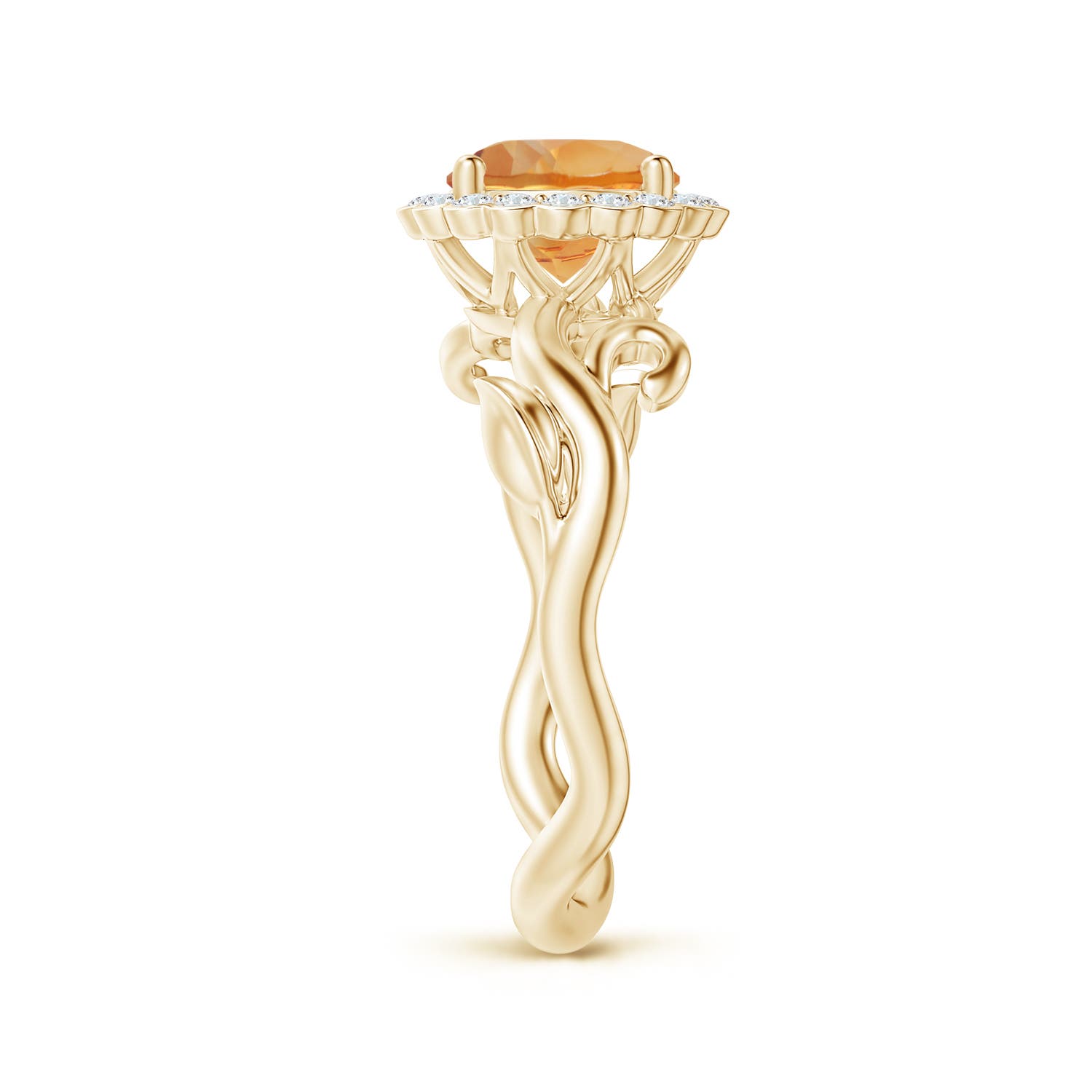 AA - Citrine / 1.43 CT / 14 KT Yellow Gold