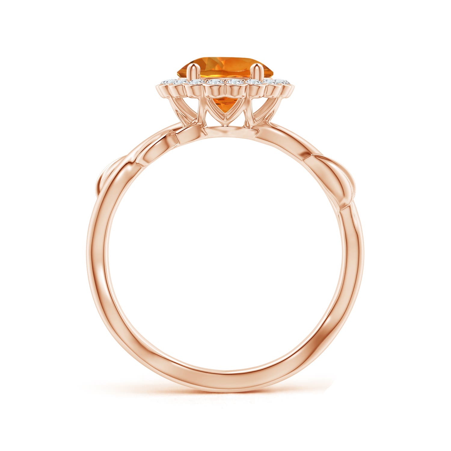 AAAA - Citrine / 1.43 CT / 14 KT Rose Gold