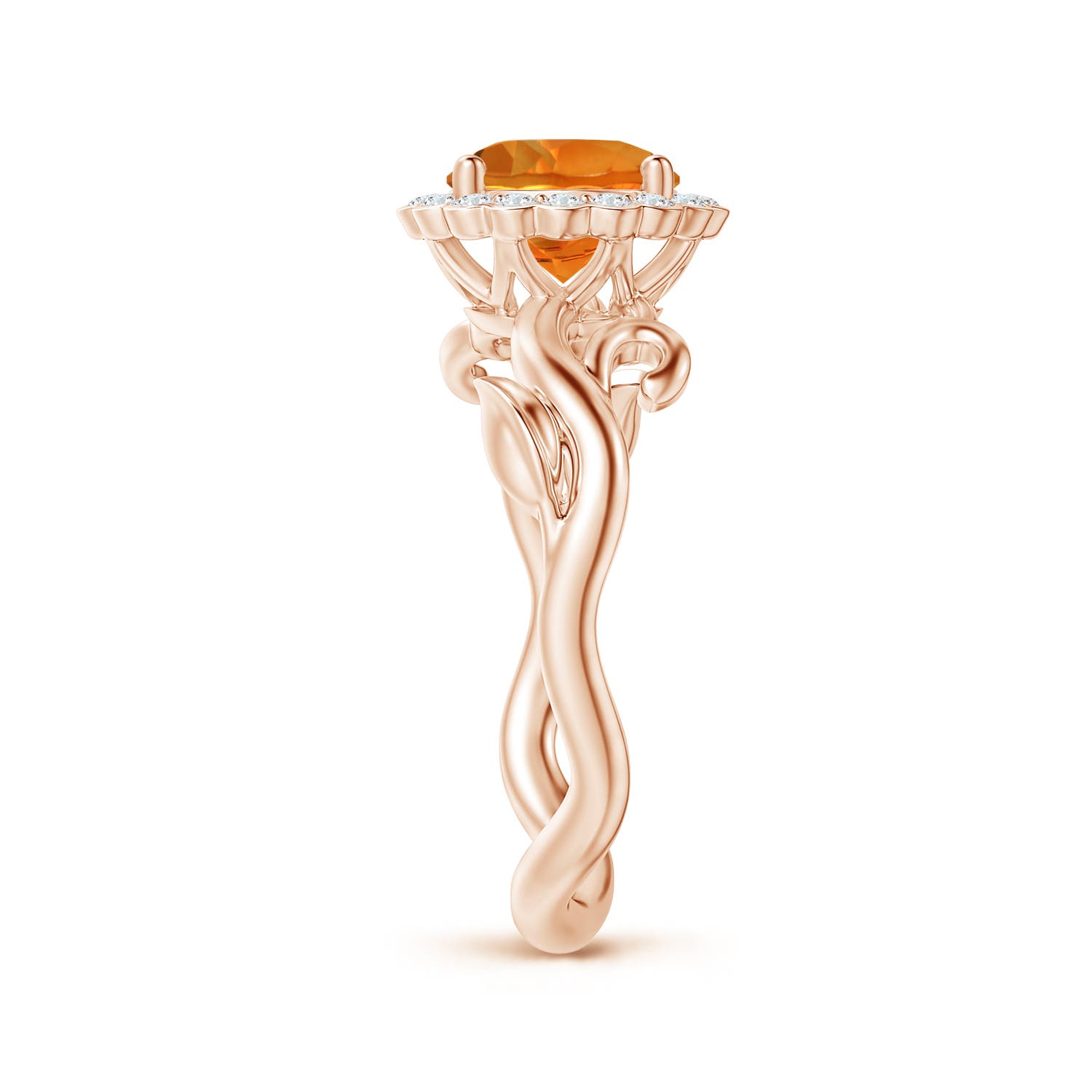 AAAA - Citrine / 1.43 CT / 14 KT Rose Gold