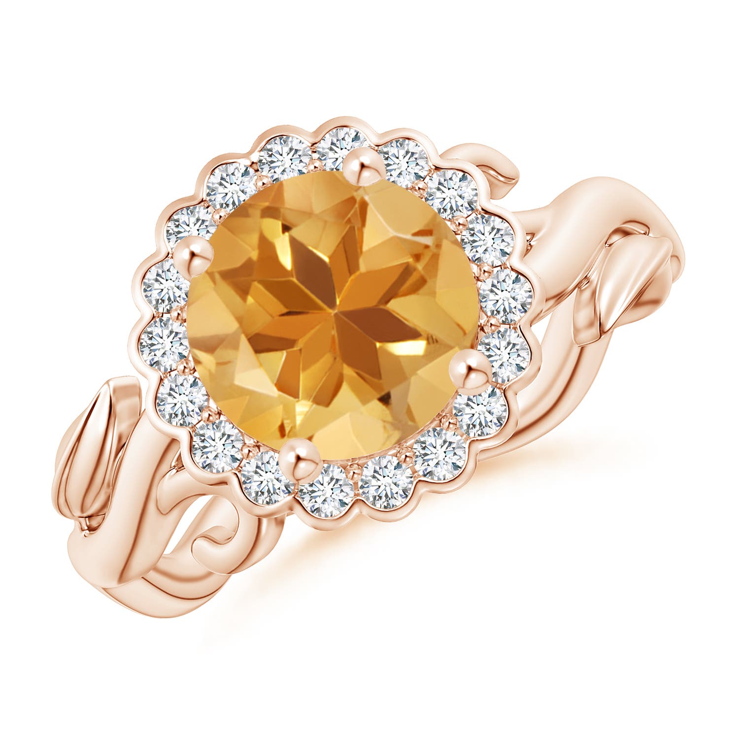 A - Citrine / 1.95 CT / 14 KT Rose Gold