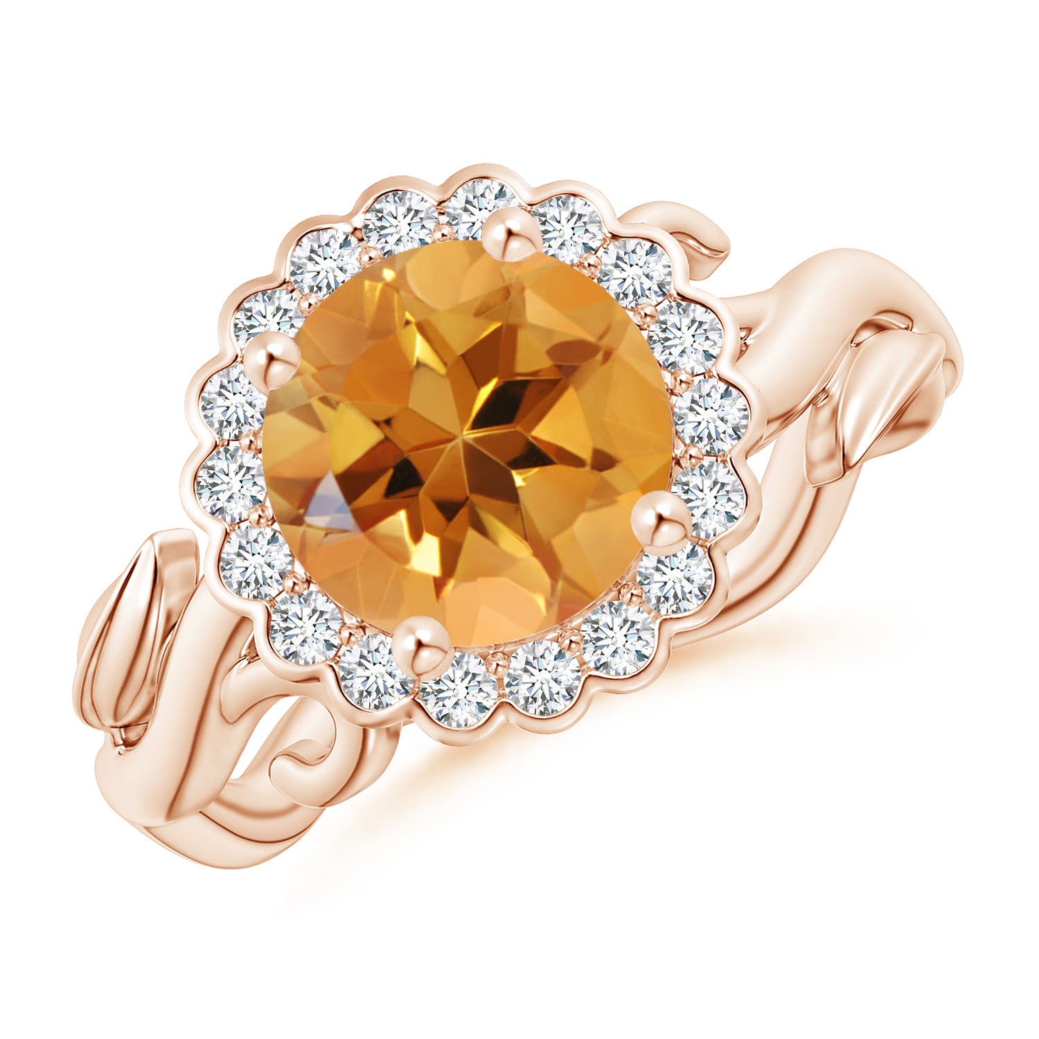 AA - Citrine / 1.95 CT / 14 KT Rose Gold