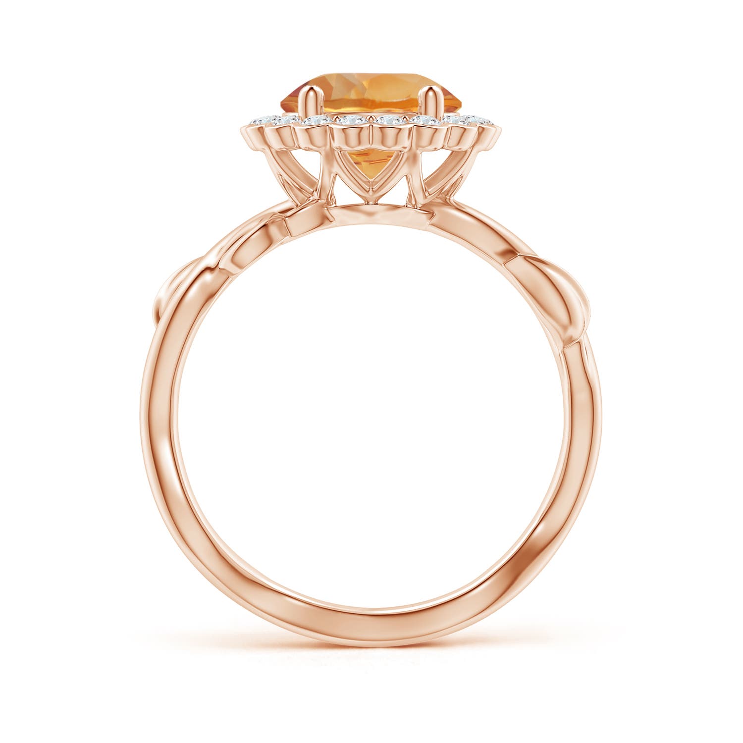 AA - Citrine / 1.95 CT / 14 KT Rose Gold